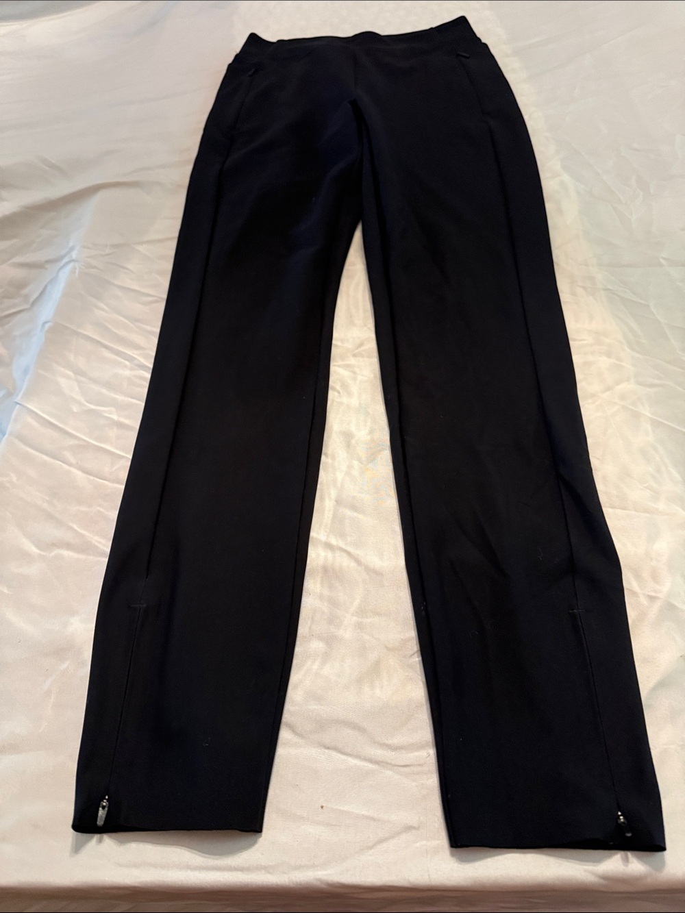 Athleta Black Skinny Zip-Hem Women's Pants